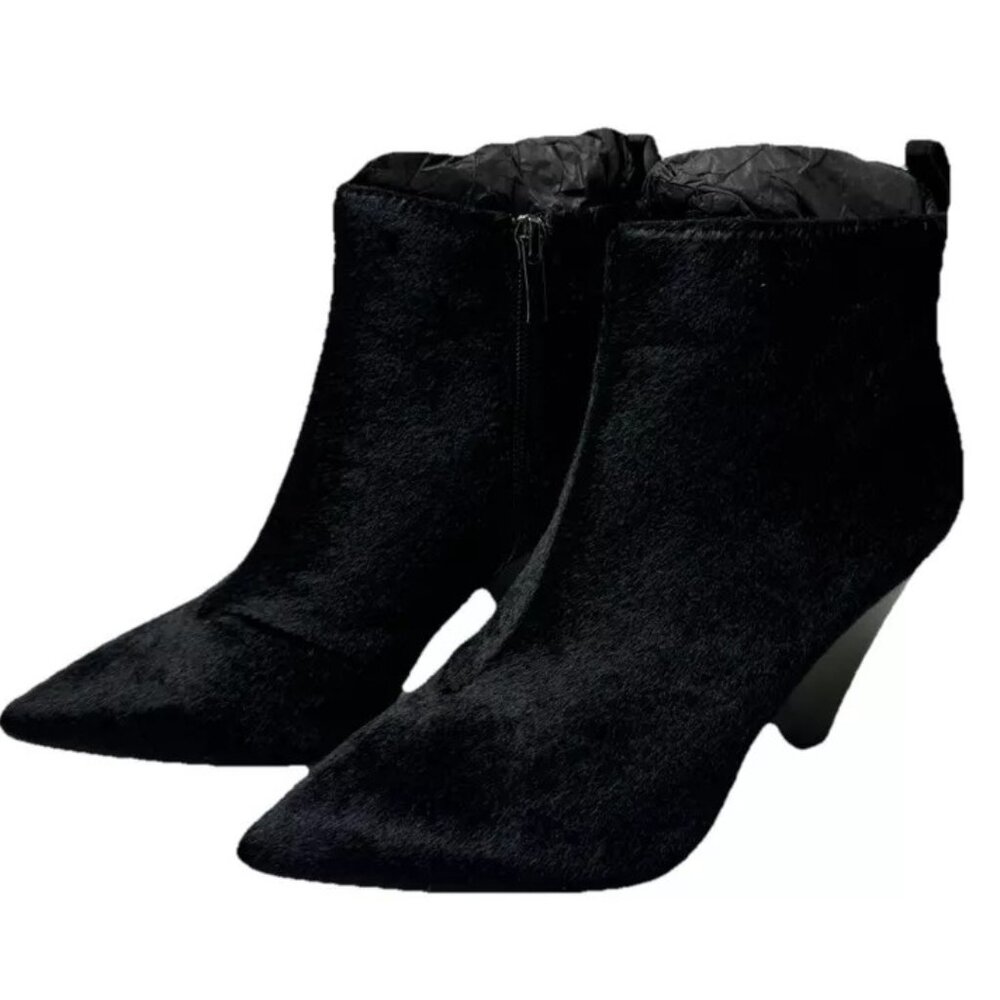 NEW PURE NAVY 'Alyssa' Faux Calf Fur Bootie size 7.5